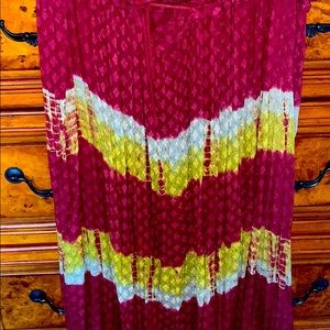 Adjustable skirt with tie to size to you